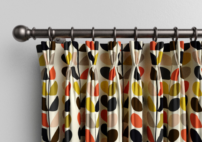 Orla Kiely Multi Stem, Tomato - Made to Measure Curtains - Image 11